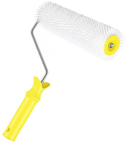 Entlüftungsroller Stachelwalze 22 cm Entlüftungswalze Stachelwalze Ausgleichsmasse Nagelwalze Spiked Roller für Zement Selbstnivellierenden um Luftblasen zu Beseitigen Arbeiten