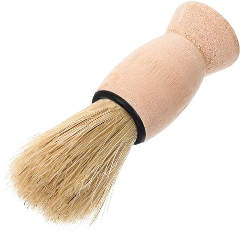 MAGICLULU Spazzola da Barba Vintage in Legno Setole Naturali per e Spazzolatura per Saloni e Barber Shop Professionali