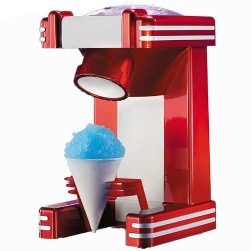 Tritaghiaccio elettrico, triturazione neve cono bevande slushy maker, frullati automatico blocco rottura blocco rasatura macchina smerigliatrice per casa ristoranti feste snack stand cucina bar latte