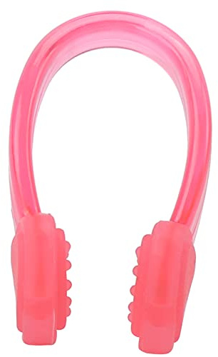XUXHOU Pinzas para la Nariz para Natación, Protector de Nariz Impermeable de Silicona Suave para Nadar y Surfear, con Diseño Cómodo para Principiantes y Profesionales (Rosa roja)