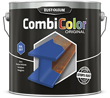 RUST-OLEUM 7320.2.5 Combicolor Original, Superior Metal Protection, Direct To Rust, Traffic blue-RAL 5017