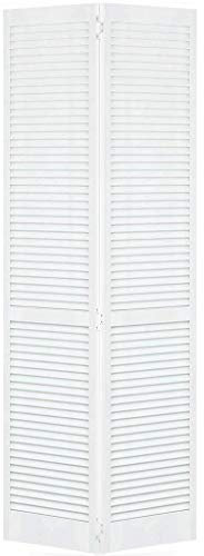 Schrank Tür, Falttür, Kimberly Bay Traditionelle louver-louver weiß 203,2 x 81,3 cm.