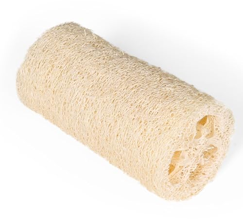 Eco Bath London Luffa naturale coltivata in casa, spugna esfoliante da bagno, spugna da doccia e scrub per il corpo per una pelle liscia e radiosa (12,7 cm)