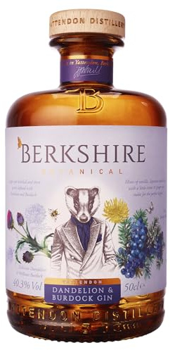 Berkshire Botanical Dandelion and Burdock Gin, 50 cl