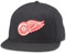AMERICAN NEEDLE NHL National Hockey League Archive 400 Adjustable Snapback Baseball Hat, Detroit Red Wings (Schwarz), Einheitsgr��e