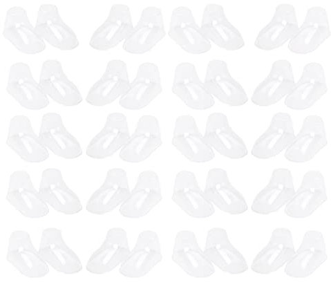VINTORKY 100 Piezas Molde De Pie De Plástico Árbol De Zapatos Pies De Bebe De Plastico Moldes De Pies De Bebé De Plástico Horma De Polivinilo Niño Pequeño Calcetines De Pie Calcetín