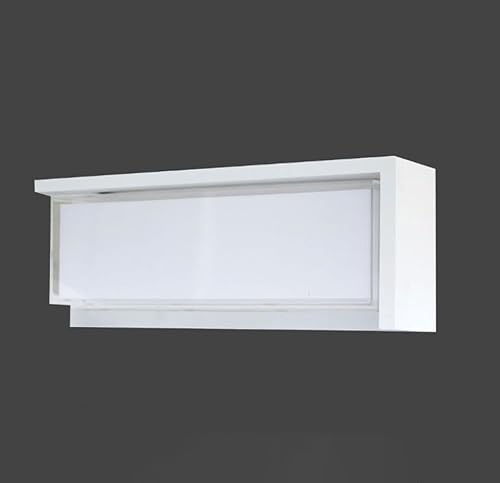 Dopa Dopastore Applique da Parete LED 24W Design Rettangolare con 3 Tonalità di Luce Integrate Regolabili Lampada per Esterni IP65 Giardino Terrazza Cortile (Bianco)