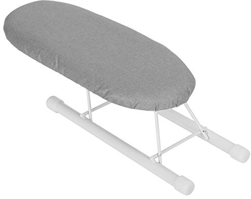 Ministrykbräda med strykjärn, strykbord, ministrykbräda, vikbar, manschetter, krage, strykbord för hemmabruk, 26 x 11 x 8 cm/(skållningshämmande