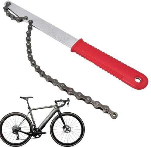 Werkzeug zum Entfernen des Freilaufs | Werkzeug zum Entfernen der Kettenräder aus Kohlenstoffstahl für Fahrräder, Schlüssel zum Entfernen des Freilaufs | Stabile Kettenpeitsche für Fahrräder, zum Entf