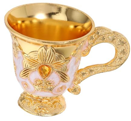 Homoyoyo Bol Eau Doré Coupe De Communion Gobelet Miniature Tasse à Religieuse Coupe Métal pour Cérémonies