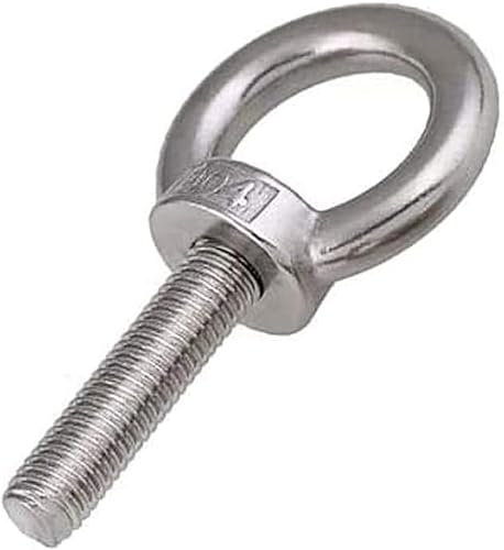 Bullone ad occhiello di sollevamento for macchinari con filettatura maschio M18, lunghezza filettatura 28-100 mm, bullone ad occhiello di sollevamento con spalla in acciaio inossidabile, M18 × 50 mm(M