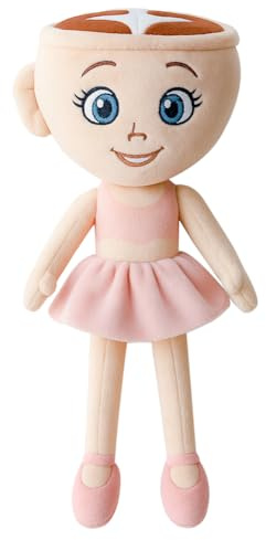 Peluche Tralalero Tralala,Italian toy Brainrot, simpatico, morbido, per bambini e adulti, squalo peluche, Tung Tung Tung Sahur, per appassionati dei giochi e collezionisti (Ballerina Cappuccina)