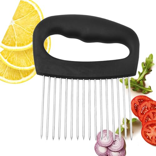 Opdestn Cortador De Cebolla,Cortador Picador De Cebolla Verduras Ajos - Manual De Acero Inoxidable Para Cocina Para Cortar Rebanar Y Ablandar Alimentos Fruta Patata Tomate Verdura