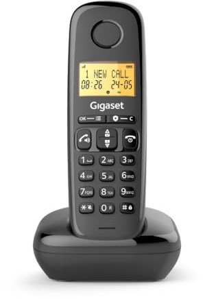 Gigaset Start 120 Telefono DECT, Display 1,5 Pollici, vivavoce, Antracite