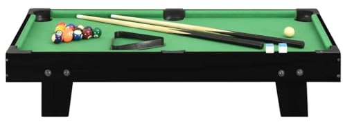 Genérico Mini Mesa de Billar Negro y Verde 92x52x19 cm,Deportes,Juegos de Interior,Billar,Mesas de Billar,Negro,7.28 KG,92500