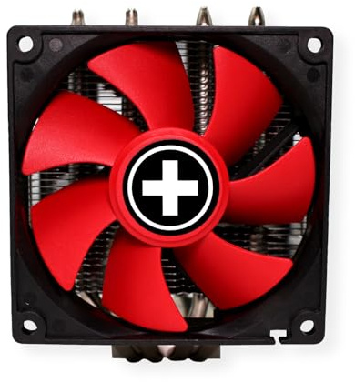 Xilence M504D AMD und Intel Tower CPU Kühler, AM5/AM4, LGA 2066/2011/1700/1200/1151/1150/1155/1156, 180W TDP, leise 2x 92mm PWM Lüfter, optimal für hohe Kühlanforderungen im Gaming/Streaming, schwarz