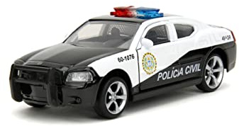 Jada Fast & Furious 1:32 2006 Dodge Charger Police Car Die-Cast Car, Toys for Kids and Adults