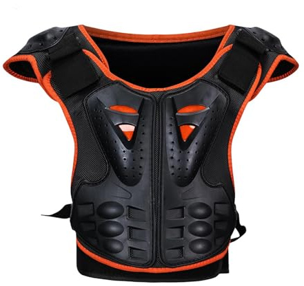 Armatura protettiva per motocross, protezione toracica da moto, protezione per il corpo e la colonna vertebrale, protezione per la schiena e la colonna vertebrale, per bambini, per motocross