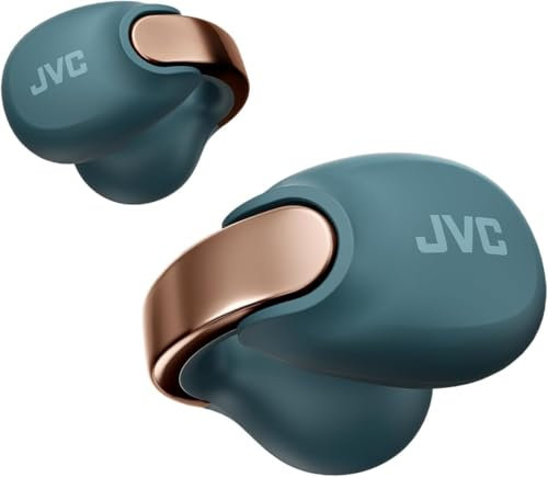 JVC Nearphones Open Ear True Wireless Headphones - Open Ear Earbuds - Bluetooth 5.3-24H Playback - IPX4 Water Resistant - Built-in Mic - Awareness & Comfort - Ear Clip Earbuds - HANP1TA