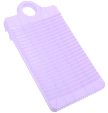 SOIMISS Tabla de Lavar de plastico Mini Tabla de Lavar Tabla de Lavar Antideslizante fregadora de Tabla de Lavar Ropa Tabla de Lavar para Lavar a Mano lavamanos el plastico Púrpura