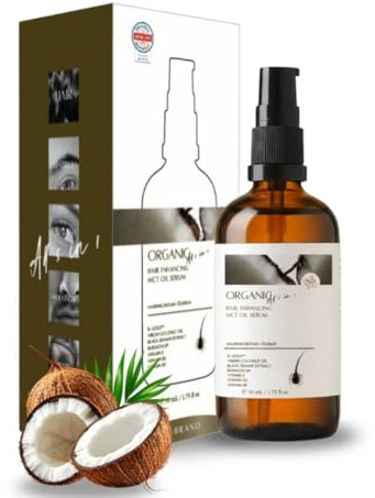 Haarwachstum Serum mit Capixyl – Haarserum gegen Haarausfall & Haarverdichtung, Kopfhaut Serum Hair Growth Leave-In, Kresse-Extrakt & B-Gold, für Frauen & Männer, Bio Haarwuchs Mittel Made in Thailand