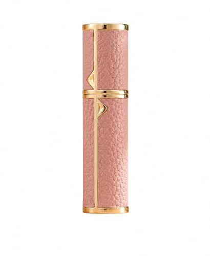 AsaNana Perfume Atomiser, Refillable & Travel Size Perfume Bottle, Leaking Proof,Bottom Pump without Funnel, Luxurious Small women and men, 5ml (A-Pink)