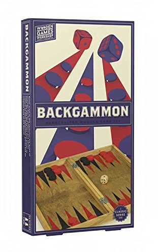 PROFESSOR PUZZL- Backgammon (Jeux DE Societe), Multicolor (WGW2356)