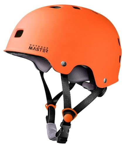 OutdoorMaster Skateboard Fahrradhelm - Zwei herausnehmbare Innenfutter Belüftung Multi-Sport Roller Skate Inline Skating für Kinder, Jugendliche & Erwachsene