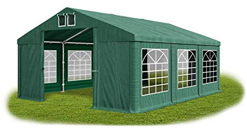 Das Company Tendone per Feste Verde 4x6m Impermeabile 560 g/m2 PVC Telone Costruzione Summer - Tenda Esterno, Tenda da Esterno Impermeabile, Tenda Giardino Esterno, Tenda Impermeabile - Tendone