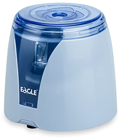 Eagle Portable Automatische Bleistiftspitzer, Batterie Powere, Geeignet für Kinder, Haus, Schule und Büro Gebrauch (Blau)
