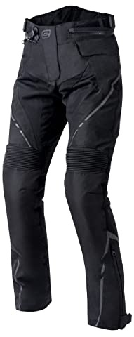 Ozone Jet II Lady Pantalon de Moto pour Les Femmes Protection des Genoux Tissu d'acier Membrane Amovible étanche Éléments réfléchissants Panneaux antidérapants 3 Poches