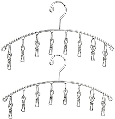 TSTSM Hangers with Clips, Socks Drying Racks, Clothes, Diapers, Bras