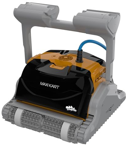 MAYTRONICS Robot pulitore per Piscina Dolphin Maxi Kart Gyro Pulizia Totale
