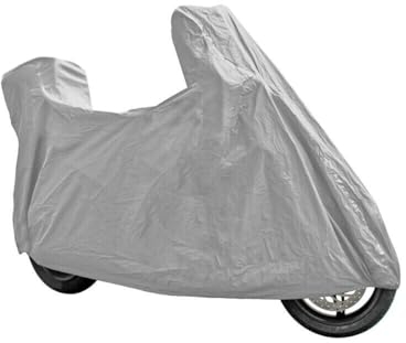 Susy Shop Motorradabdeckung für den Innen- und Außenbereich, aus PEVA-Stoff, 45 g, für Motorrad, Motorroller, Fahrrad, (Größe L: 130 x 230 cm)