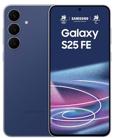 Samsung Galaxy S25 FE Smartphone AI, 3 anni di Garanzia del produttore, Display Dynamic AMOLED 2X 6.7'', Fotocamera 50MP, IP68, 8GB RAM, 256GB, Batteria a lunga durata, Navy [Versione Italiana]