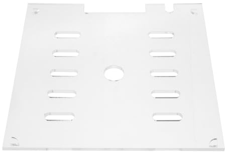 GANAZONO Couvercle Anti-Saut Transparent en Acrylique 20x20 Cm avec Grille Carrée pour Aquarium, Couverture D’élevage et Réservoir pour Poissons, Crevettes et Tortues Aquatiques,