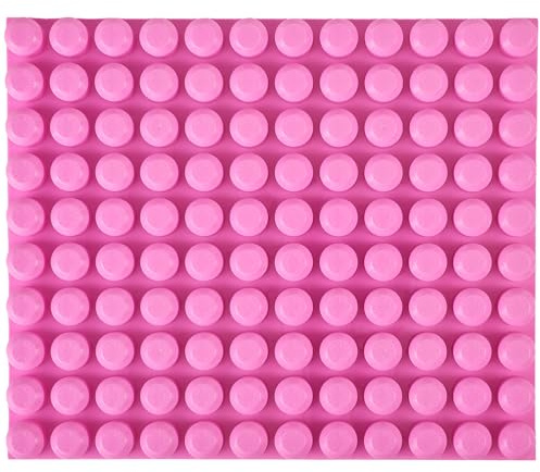 Strictly Briks - base per le costruzioni dei più piccoli - 100% compatibile con i set di primi mattoncini - con pioli grandi adatti ai più piccoli - impilabile - 31,75 x 38,1 cm - rosa