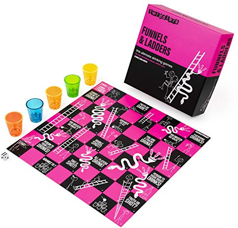 THE TWIDDLERS - FUNNELS & LADDERS, L'Ultimo Gioco di Bere - Eccellente in Molte Feste, sarà Il Rompighiaccio Ideale
