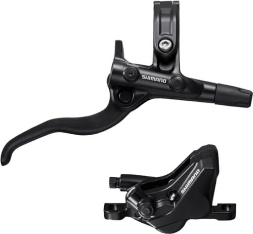 SHIMANO Deore BL-M4100/BR-MT420 Disc Brake and Lever - Front, Hydraulic, Resin Pads, Gray