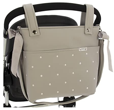 Rosy Fuentes Talega para silla de Paseo - Bolso para Silla de Paseo - Limpieza Sencilla 0-gris