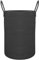 Tking Woven Storage Basket 38cm x 52cm Cotton Rope Basket 60L Extra Large Blanket Basket Laundry Baskets for Clothes Bedding Toy Baby Storage Organiser Living Room Nursery Laundry Hamper (Black)