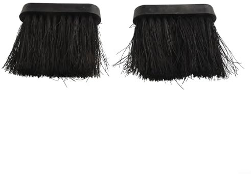 Cabezales de cepillo oblongos para el hogar, 2 unidades, para el mantenimiento eficiente de chimeneas (S)