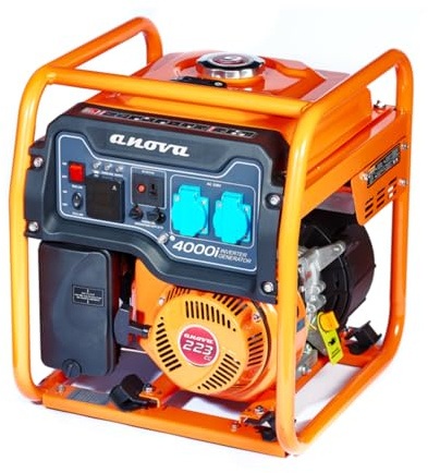 anova - Generador Inverter Gasolina | para Suministro Eléctrico en Obras, Camping y Emergencias | Diseño Robusto y Larga Durabilidad | Arranque Manual | Larga Durabilidad y Materiales Resistentes