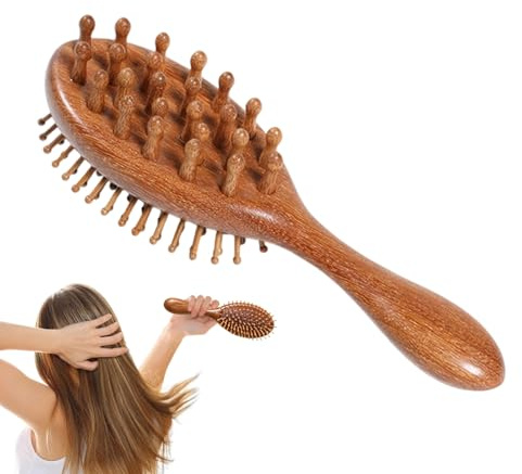 Peigne Pour La Coiffure Des Cheveux, Prise Anti-Dérapante Coiffure, Peigne de Massage pour la Tête des Femmes, pour Maison, Salon, Hôtel, Dortoir, Longs Voyages, Épouse, Hommes, Dames,