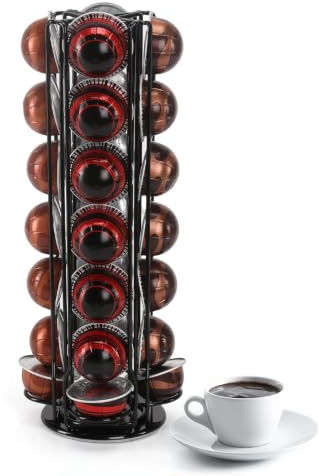 Soporte Giratorio para Cápsulas de Café Compatible con Vertuo Capsules.