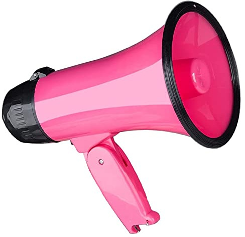 megafon, Megafonhögtalare 25 Watt Handhållen Bullhorn med inbyggd Siren Voice Recorder PA