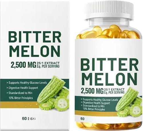 Bitter Melonextrakt 25:1, Metabolismstöd, Vegan | 10 % bitter melon för att stödja ämnesomsättningen, sojafri, glutenfri, GMO-fri