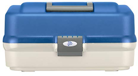 Plastic Panaro 145585 - Maletín de pesca unisex para adulto, color blanco y azul, 396 x 235 x 203 mm