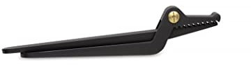 Alessi Sweetheart JHT03 B, Schiaccianoci da Cucina di Design, Fusione di Alluminio con Rivestimento in PVD, Nero