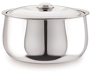 Stainless Steel Casserole and HotPot Set - Double-Walled, Insulated Casserole Hot case(2000 ml/2.11 QT),Casserole dish, Casserole dish with Lid, Insulated Casserole